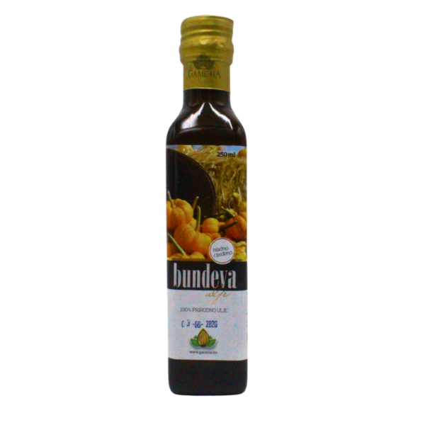 Hladno cijeđeno ulje od bundeve, 250ml Gameha