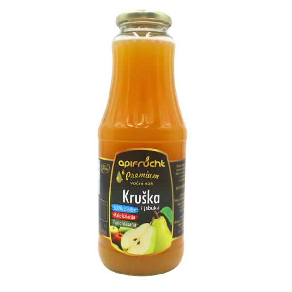 Sok kruška i jabuka 100% 1l Apifrucht