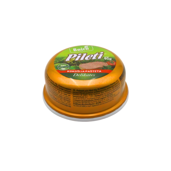 Pašteta kokošija Pileti 95g, Bajra