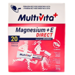 Magnezij direct +vitamin E-okus brusnica 20kom Multivita